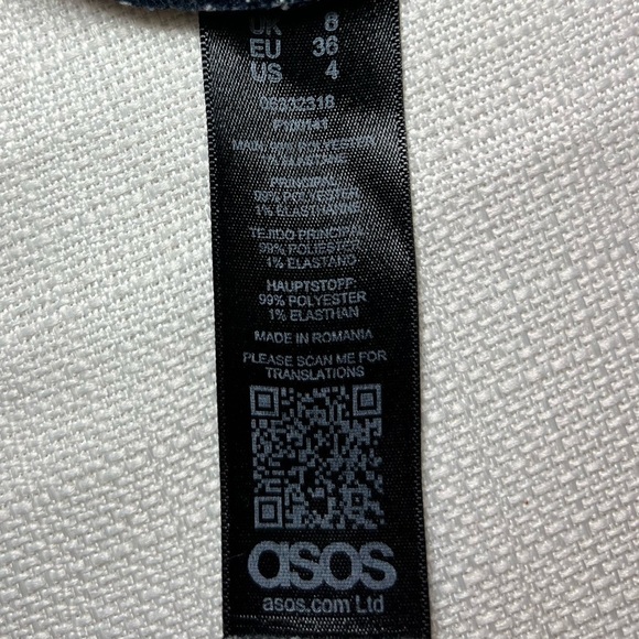 ASOS Pinstripe Pants - Size 4 - Picture 8 of 8